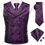 Gilet costume homme violet, tendance steampunk