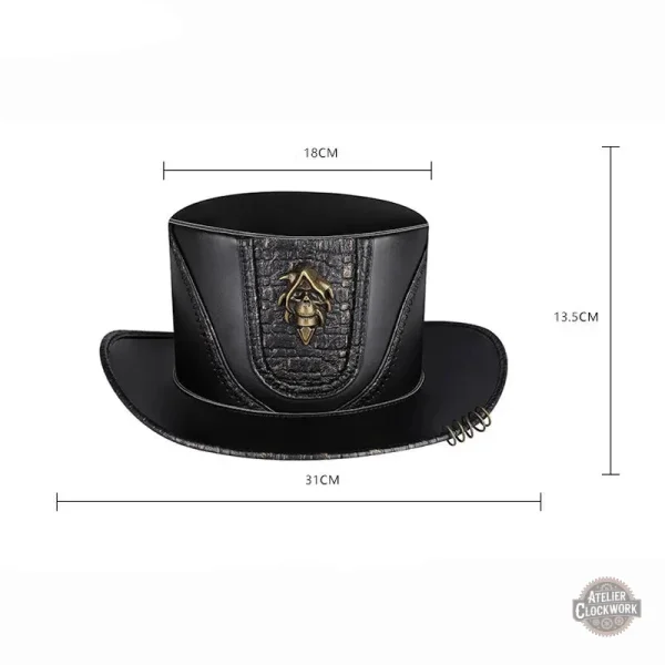 Vieux chapeau de style victorien Steampunk