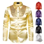 Chemise Vintage Satin Steampunk Royale pour homme