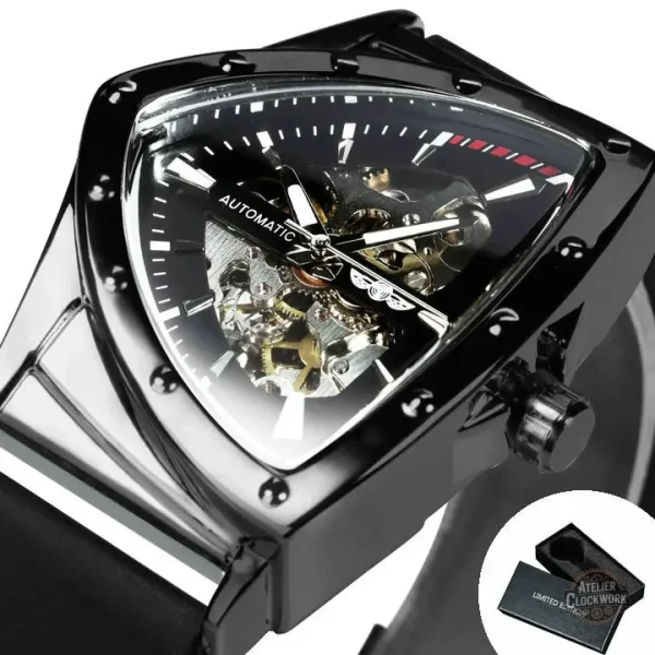Montre pour homme : style contemporain et mécanique visible
