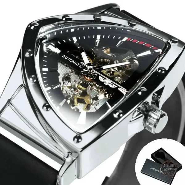 Accessoire tendance : montre triangulaire pour homme